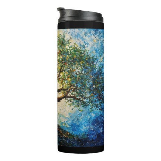 Boom van Kennis - olieverfschilderij Thermosbeker (Geroteerd rechts)