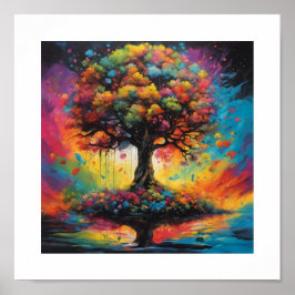 Boom van kennis van goed en kwaad poster