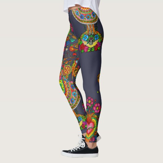 Boom van Leggings van het Ontwerp van het Dode Tat (Links)