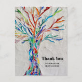 Boom van leven bedankt briefkaart (Voorkant)