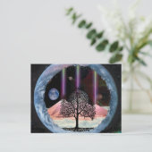 Boom van leven binnenste waarheid briefkaart (Staand voorkant)