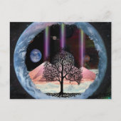 Boom van leven binnenste waarheid briefkaart (Voorkant)