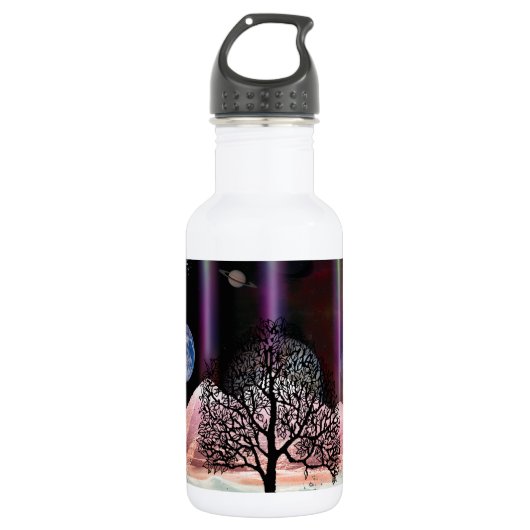 Boom van leven binnenste waarheid waterfles  (Voorkant)