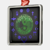 Boom van leven en eenheid metalen ornament (Links)