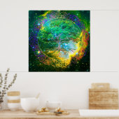 Boom van leven en gezondheid poster (Keuken)