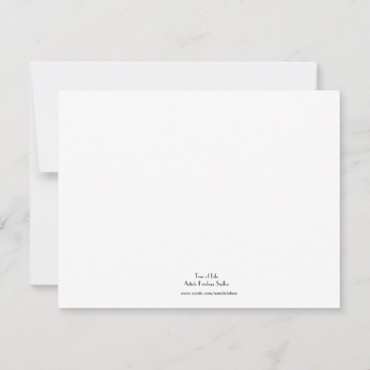 boom van leven RSVP (Achterkant)