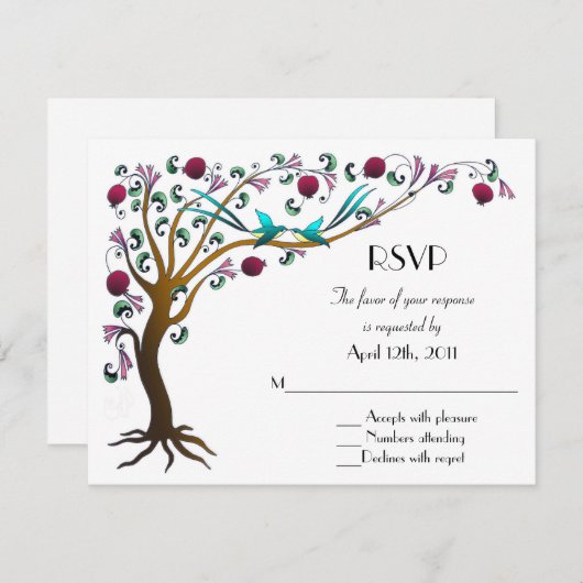 boom van leven RSVP (Voorkant / Achterkant)