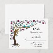 boom van leven RSVP Kaartje (Voorkant / Achterkant)
