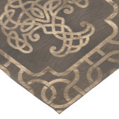 Boom van leven - Yggdrasil op Keltisch Patroon Korte Tafelloper (Hoek)