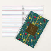 Boom van Levende Schatten Monogram 14x21,5 cm Notitieboek (Binnen)
