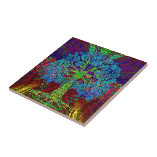 Boom van levensgrenzeloze liefhebber van Amelia Ca Tegeltje (Zijkant)