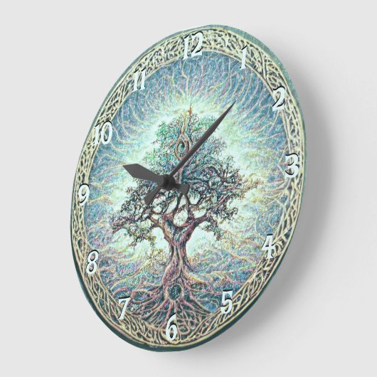 Boom van levensgrote klok (Hoek)