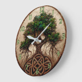 Boom van levensgrote klok (Hoek)