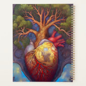 Boom van levenskunst, surrealistische Natuur kunst Planner (Achterkant)