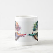 Boom van levenslange waterverf reflectie koffiemok (Center)