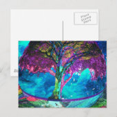 Boom van levensmedailles briefkaart (Voorkant / Achterkant)