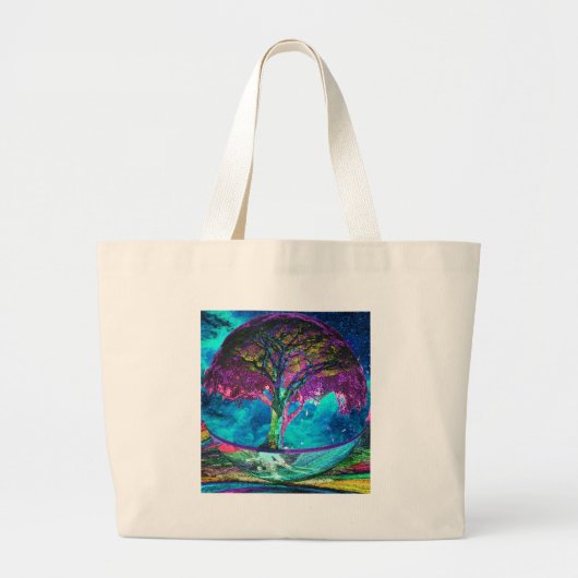 Boom van levensmedailles grote tote bag (Voorkant)