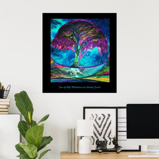 Boom van levensmedailles poster (Thuiskantoor)