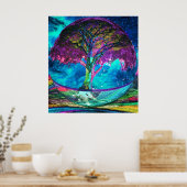 Boom van levensmedailles poster (Keuken)