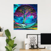 Boom van levensmedailles poster (Thuiskantoor)