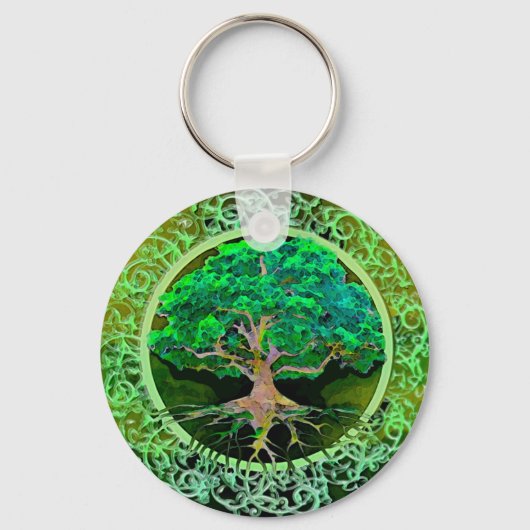 Boom van levenspatiënt sleutelhanger (Voorkant)