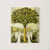 Boom van levenspuzzel legpuzzel (Verticaal)