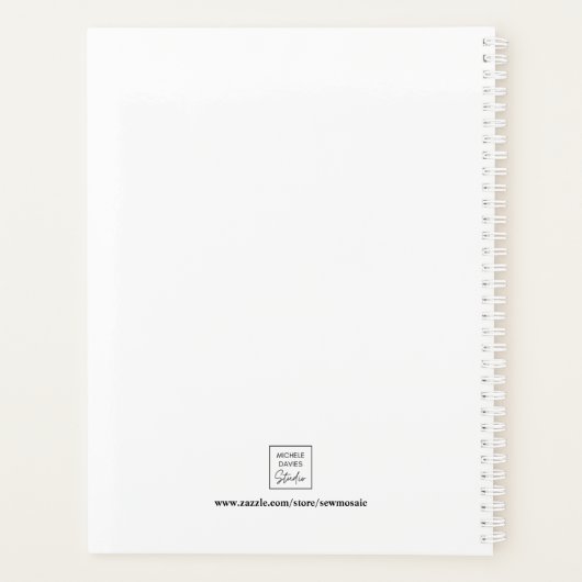 Boom van levensregenboogkleuren, gepersonaliseerd  planner (Achterkant)