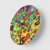 Boom van levensuurklok ronde klok (Hoek)