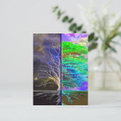 Boom van levensverbinding briefkaart (Staand voorkant)