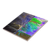 Boom van levensverbinding tegeltje (Zijkant)