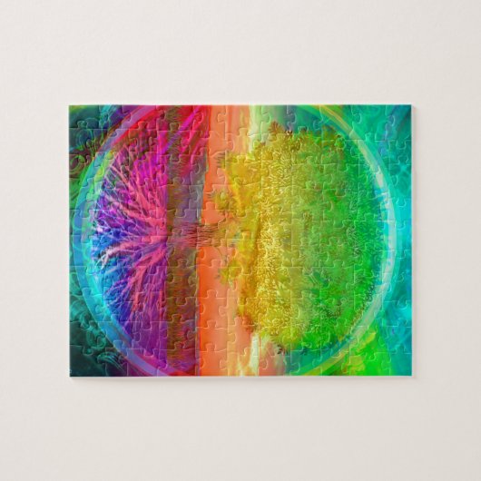 Boom van levenswonderen legpuzzel (Horizontaal)