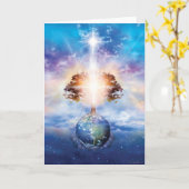 Boom van Licht Kaart (Gele Bloem)