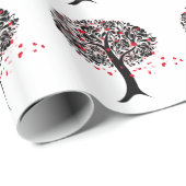 Boom van liefde cadeauverpakking cadeaupapier (Rol Hoek)