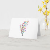 Boom van Liefde en Harmonie Kaart (Gele Bloem)