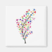 Boom van Liefde en Harmonie Magneet (Voorkant)