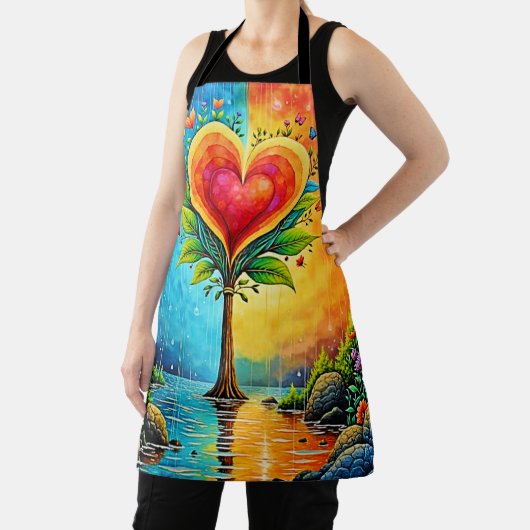 Boom van liefde en levensontwerp schort (Insitu)