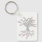 Boom van Liefde Mooie Betekenisvolle Gepersonalise Sleutelhanger (Voorkant)