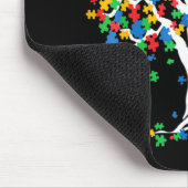 Boom van LIFE Autism Awareness Month Fun ASD Suppo Muismat (Hoek)