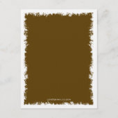 Boom van Life Bat Mitzvah Reply Card, chocolade RSVP Kaartje (Achterkant)