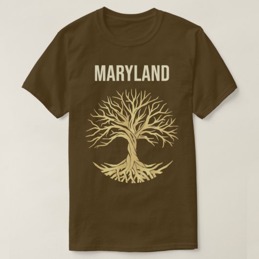 Boom van Life City Maryland T-shirt (Design voorkant)