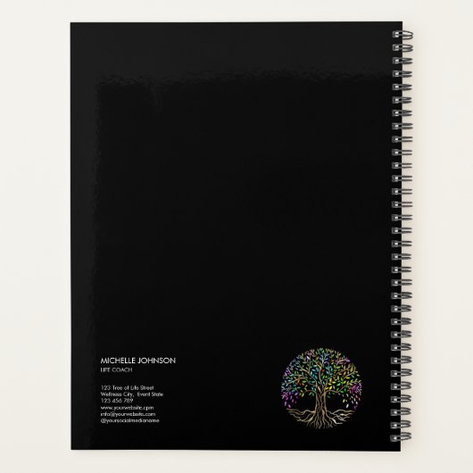 Boom van Life Coach Event Planner Cosmetics Bu (Achterkant)