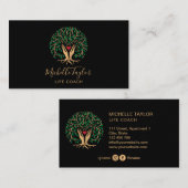 Boom van Life Coach, Therapist, psycholoog Visitekaartje (Voorkant / Achterkant)
