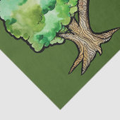 Boom van Life Earth Day Tree Hugger Natuur Lover Tissuepapier (Detail)