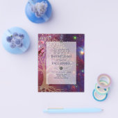 Boom van Life Galaxy Blue BAR MITZVAH Flyer (Enkel)