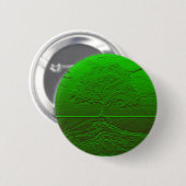 Boom van Life Green Energy Ronde Button 5,7 Cm (Voorkant /achterkant)