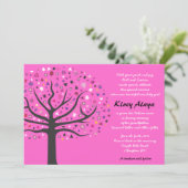 Boom van Life Joodse Baby Noaming Kaart (Staand voorkant)