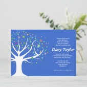 Boom van Life Joodse Baby Noaming Kaart (Staand voorkant)