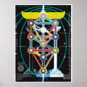 Boom van Life Kabbalah Etz haChayim Poster (Voorkant)