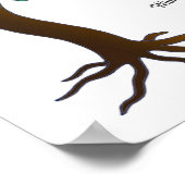 Boom van Life Ketubah, blanco Poster (Hoek)