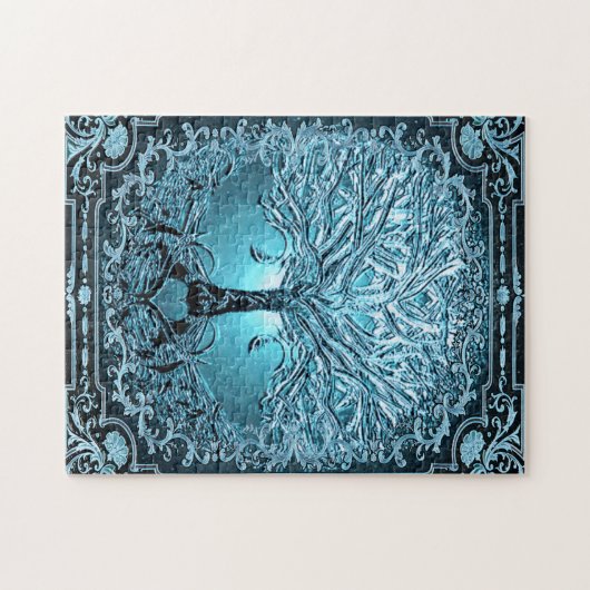 Boom van Life-kunst Legpuzzel (Horizontaal)